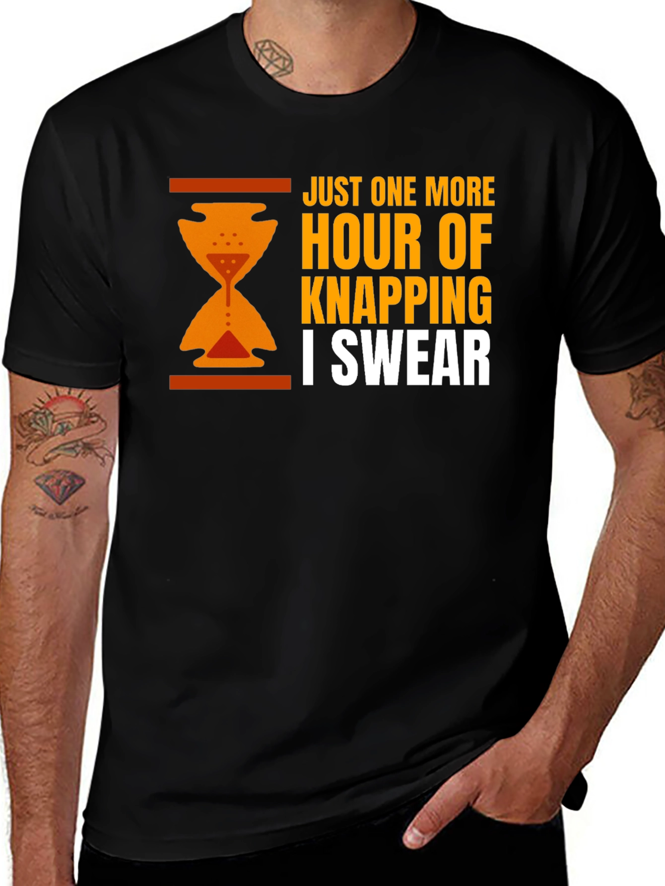 Just One More Hour Of Knapping Funny T-Shirt