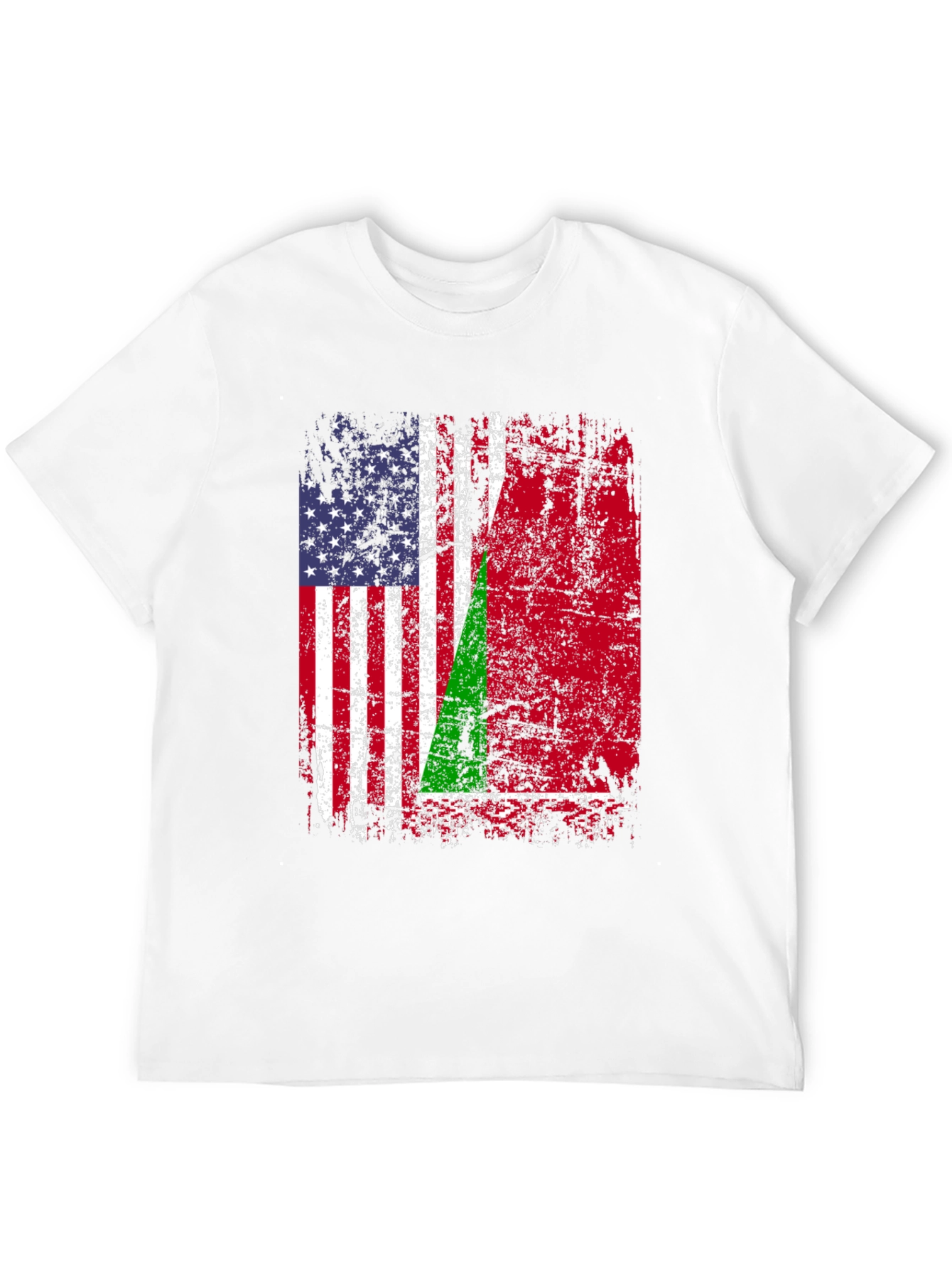 USA Madagascar Flag Graphic T-Shirt