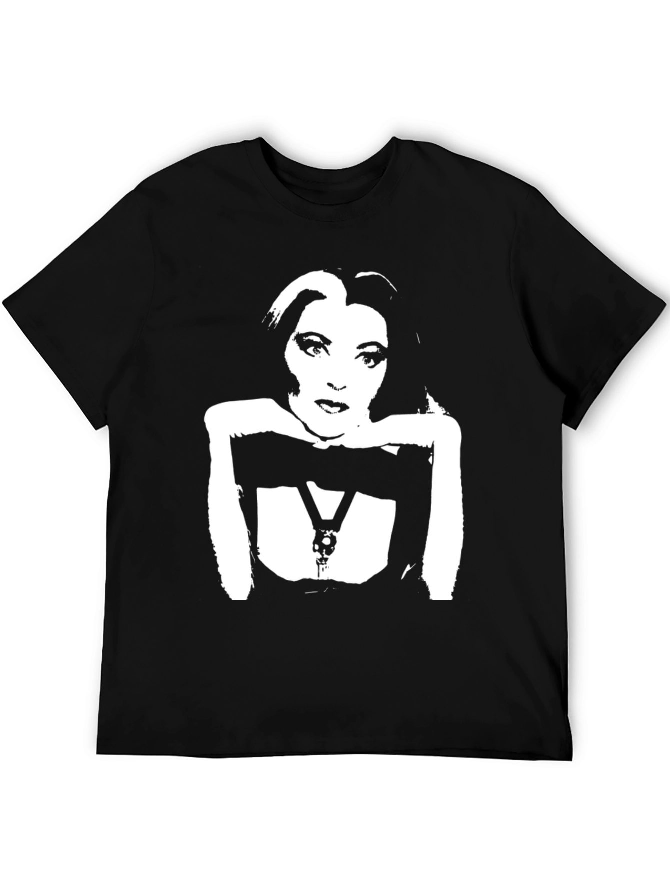 Gothic Black Tee - Mistress of the Dark Graphic