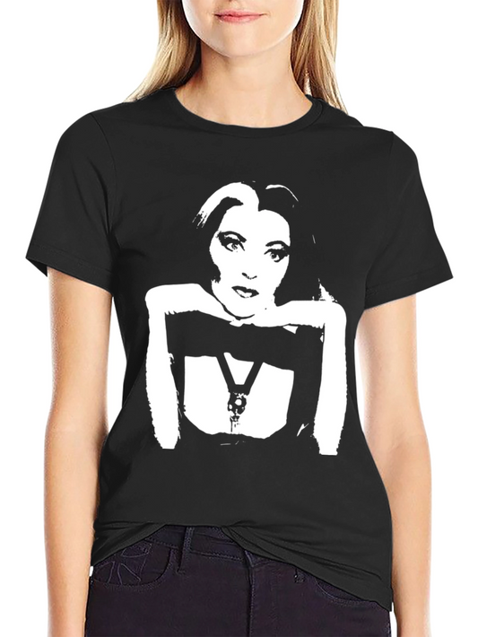 Gothic Black Tee - Mistress of the Dark Graphic