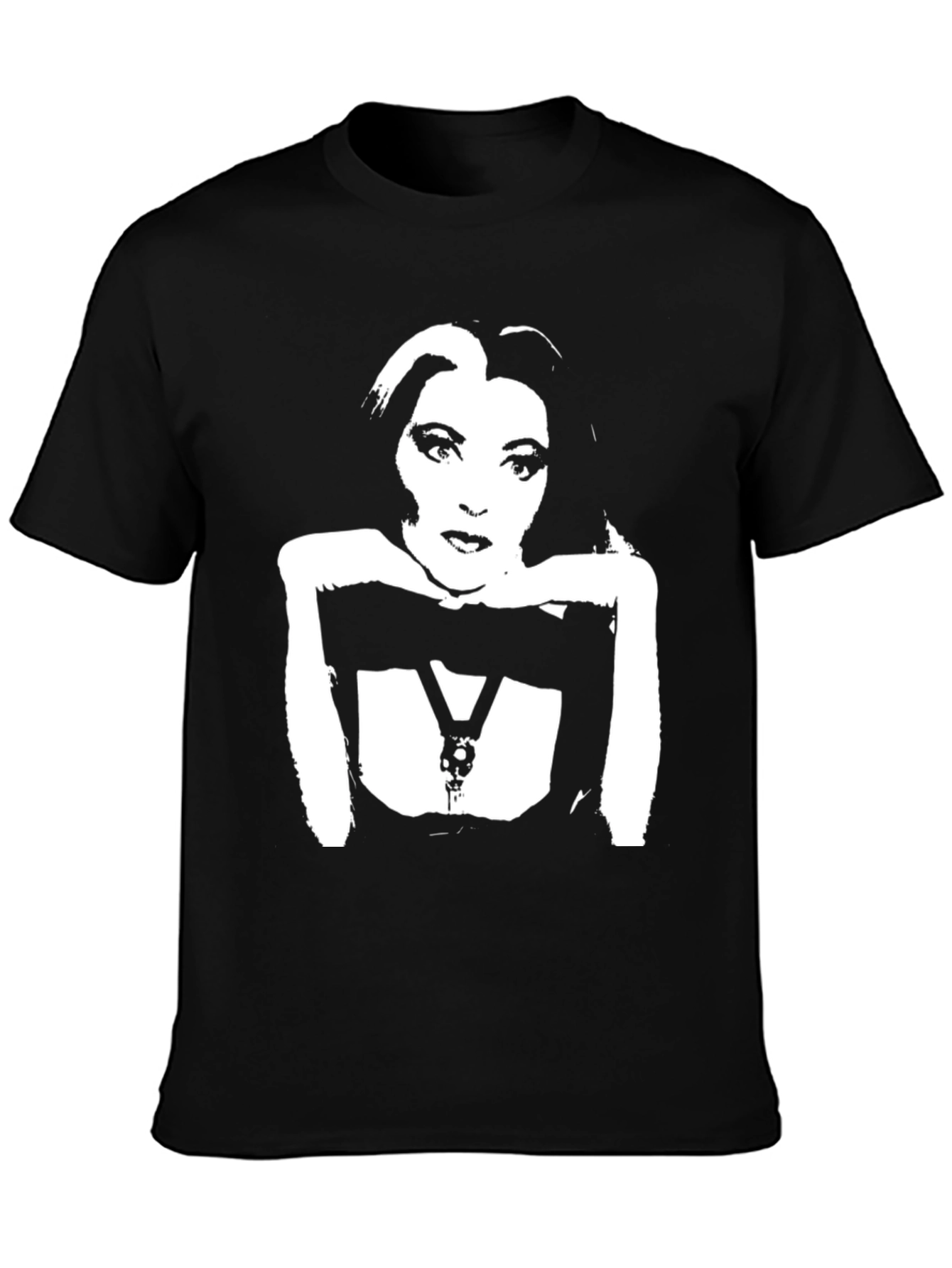Gothic Black Tee - Mistress of the Dark Graphic