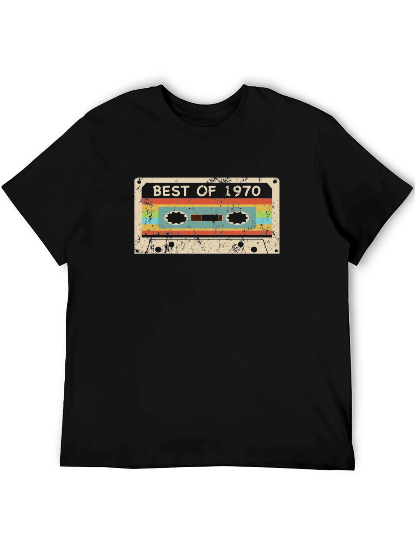 Retro Best of 1970 Cassette Tape Graphic T-Shirt