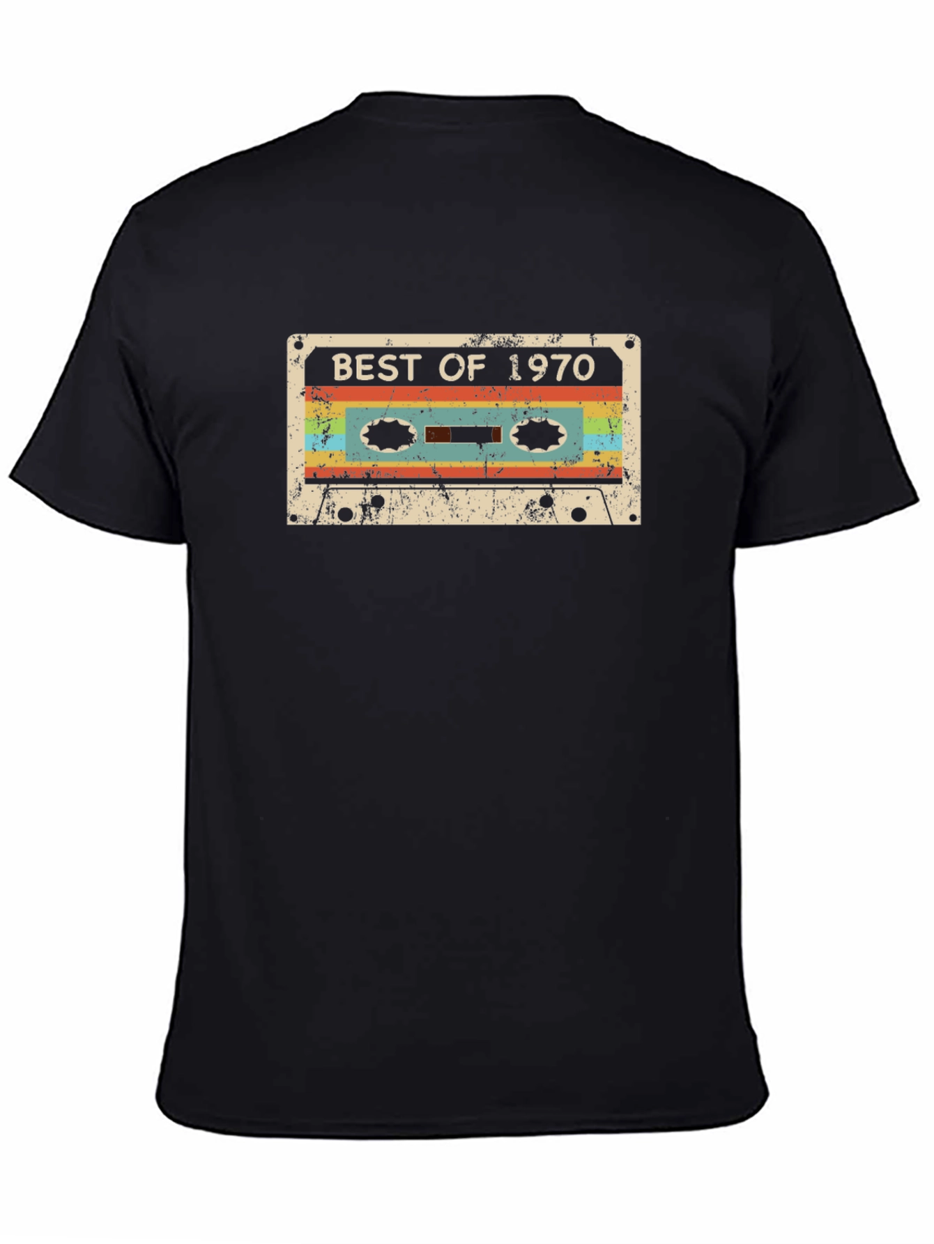 Retro Best of 1970 Cassette Tape Graphic T-Shirt