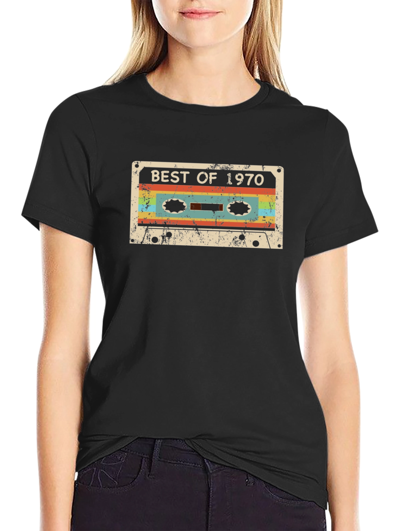 Retro Best of 1970 Cassette Tape Graphic T-Shirt