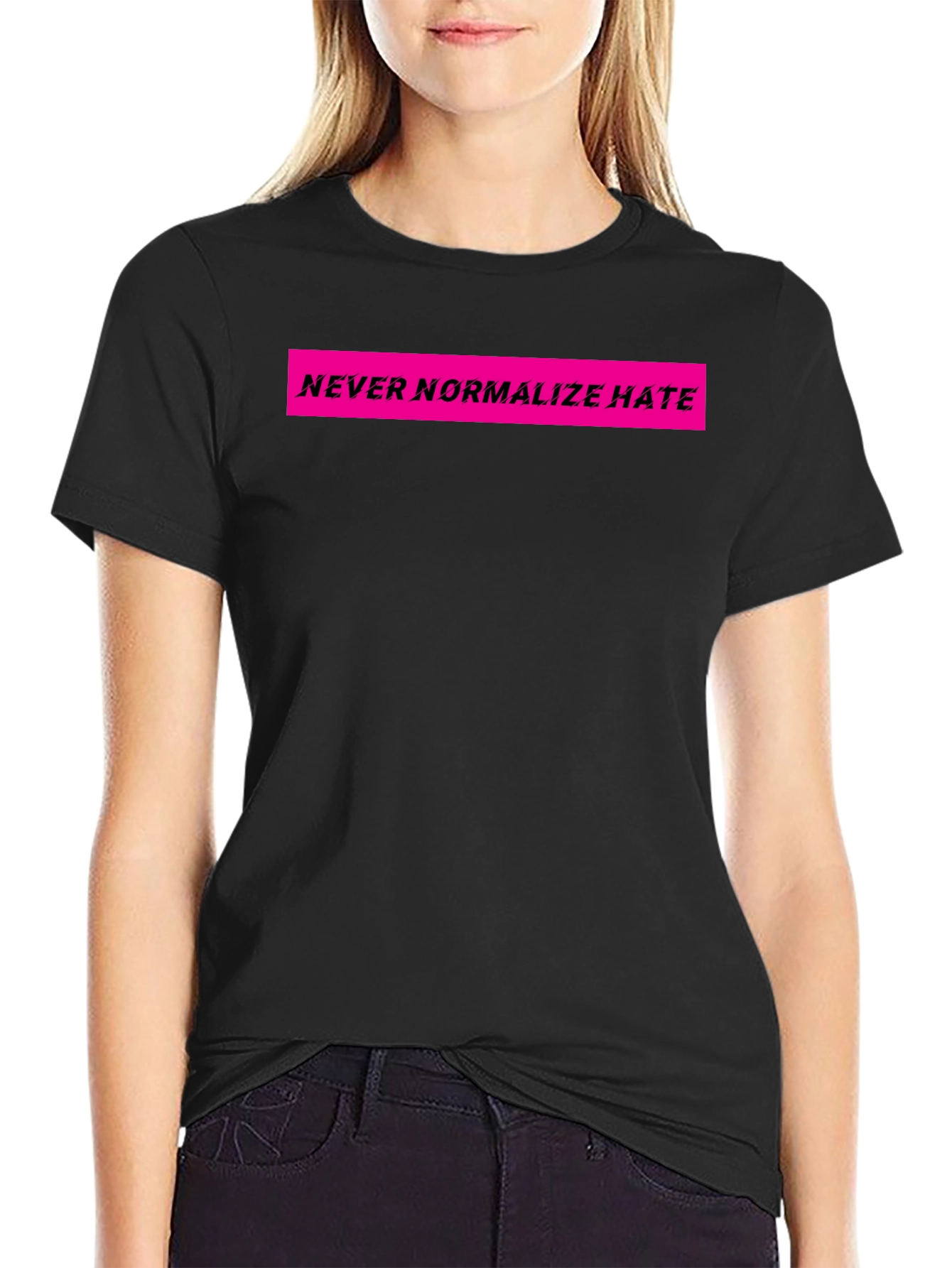 Never Normalize Hate Graphic Tee