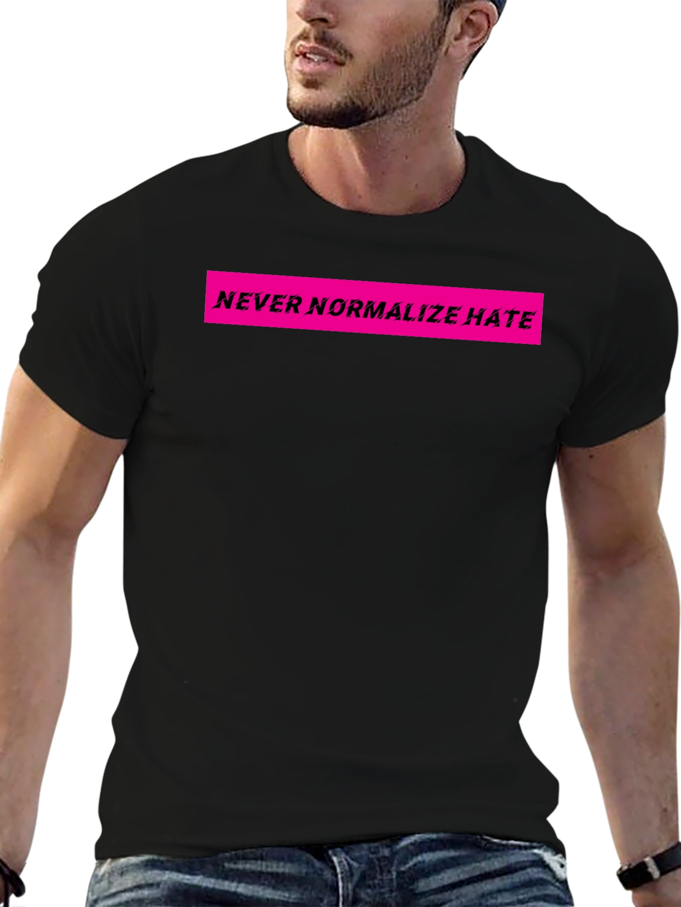 Never Normalize Hate Graphic Tee