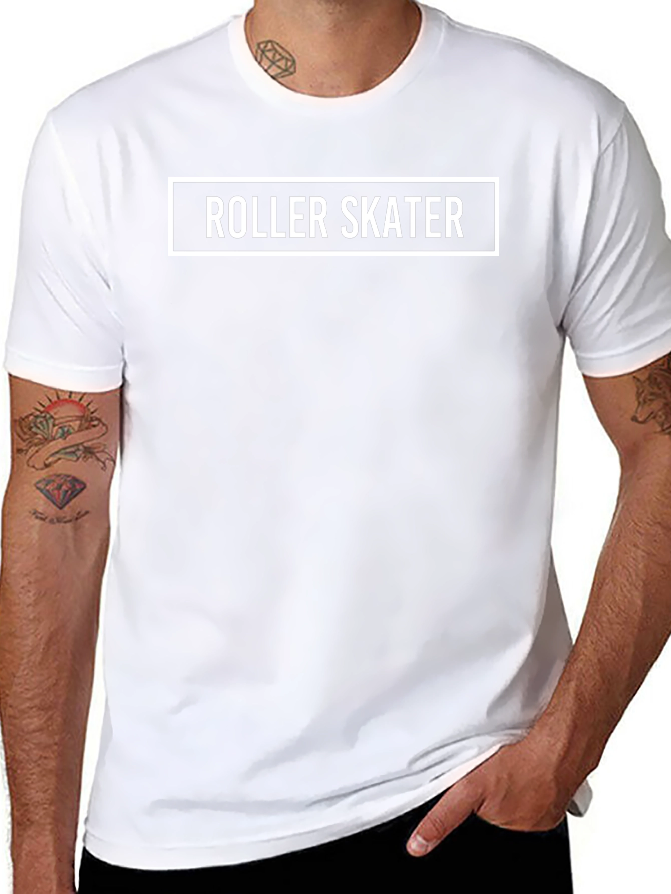 Roller Skater Graphic Tee - Black Unisex T-Shirt