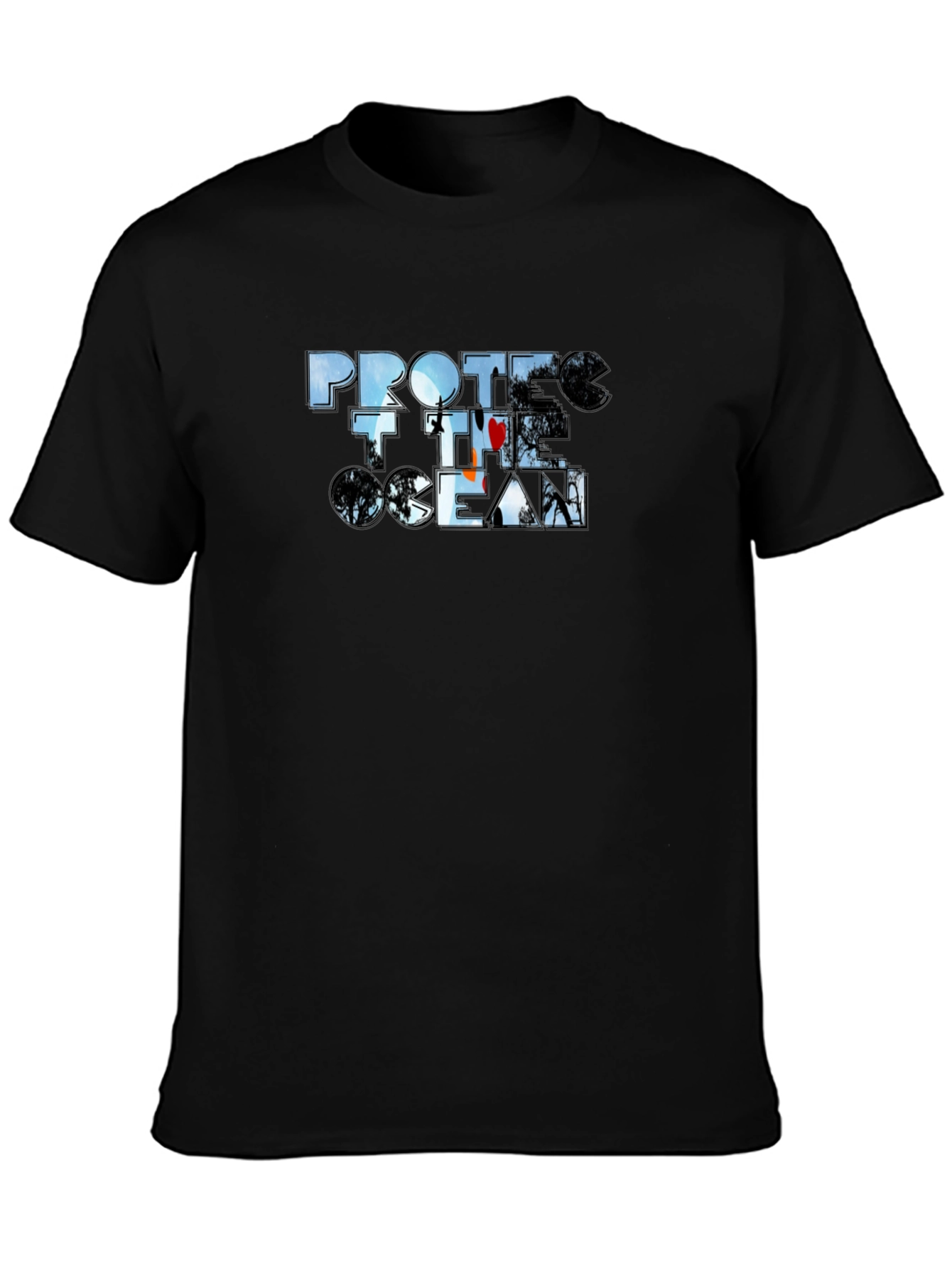 Protect the Ocean Black T-Shirt