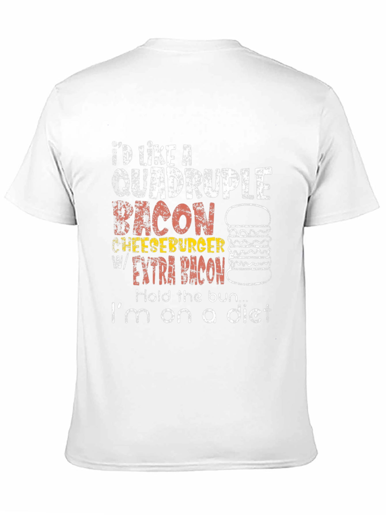 Quadruple Bacon Cheeseburger T-Shirt