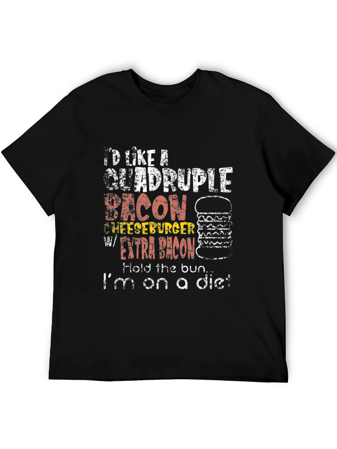 Quadruple Bacon Cheeseburger T-Shirt