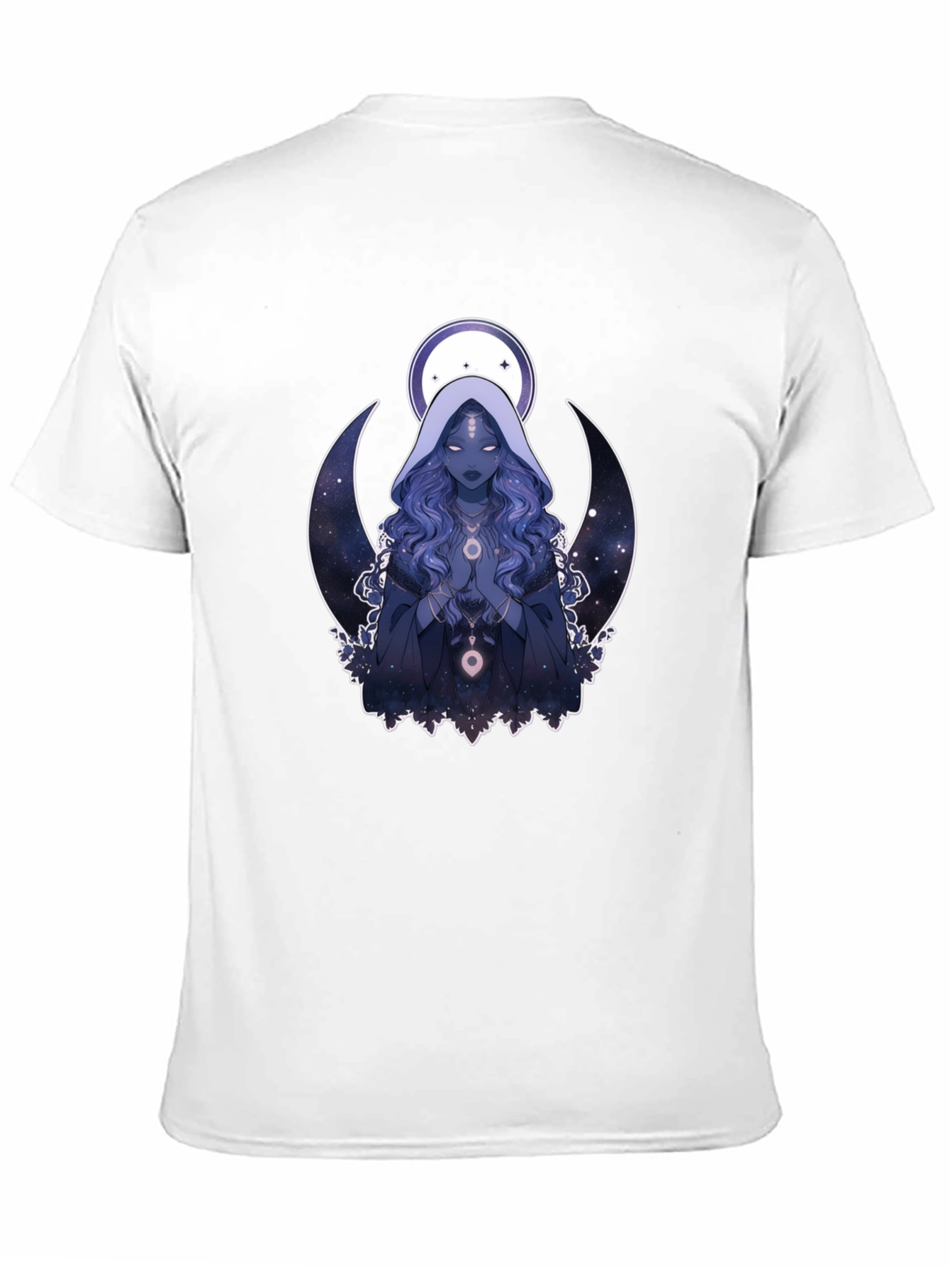 Celestial Crescent Moon T-Shirt - Unisex Black Tee