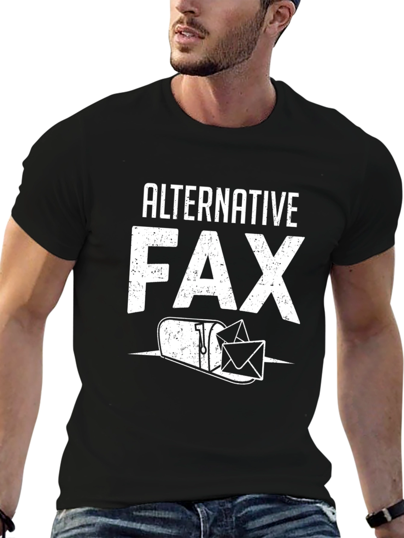Alternative FAX Funny Graphic T-Shirt