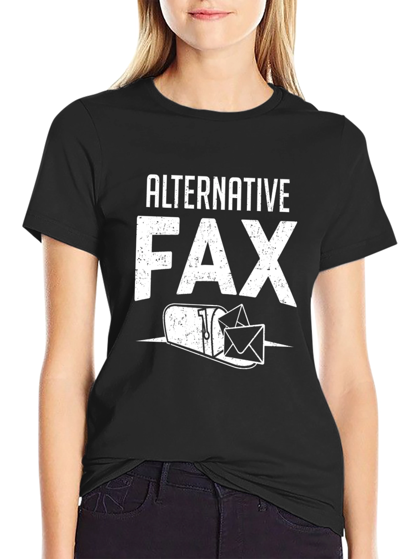 Alternative FAX Funny Graphic T-Shirt