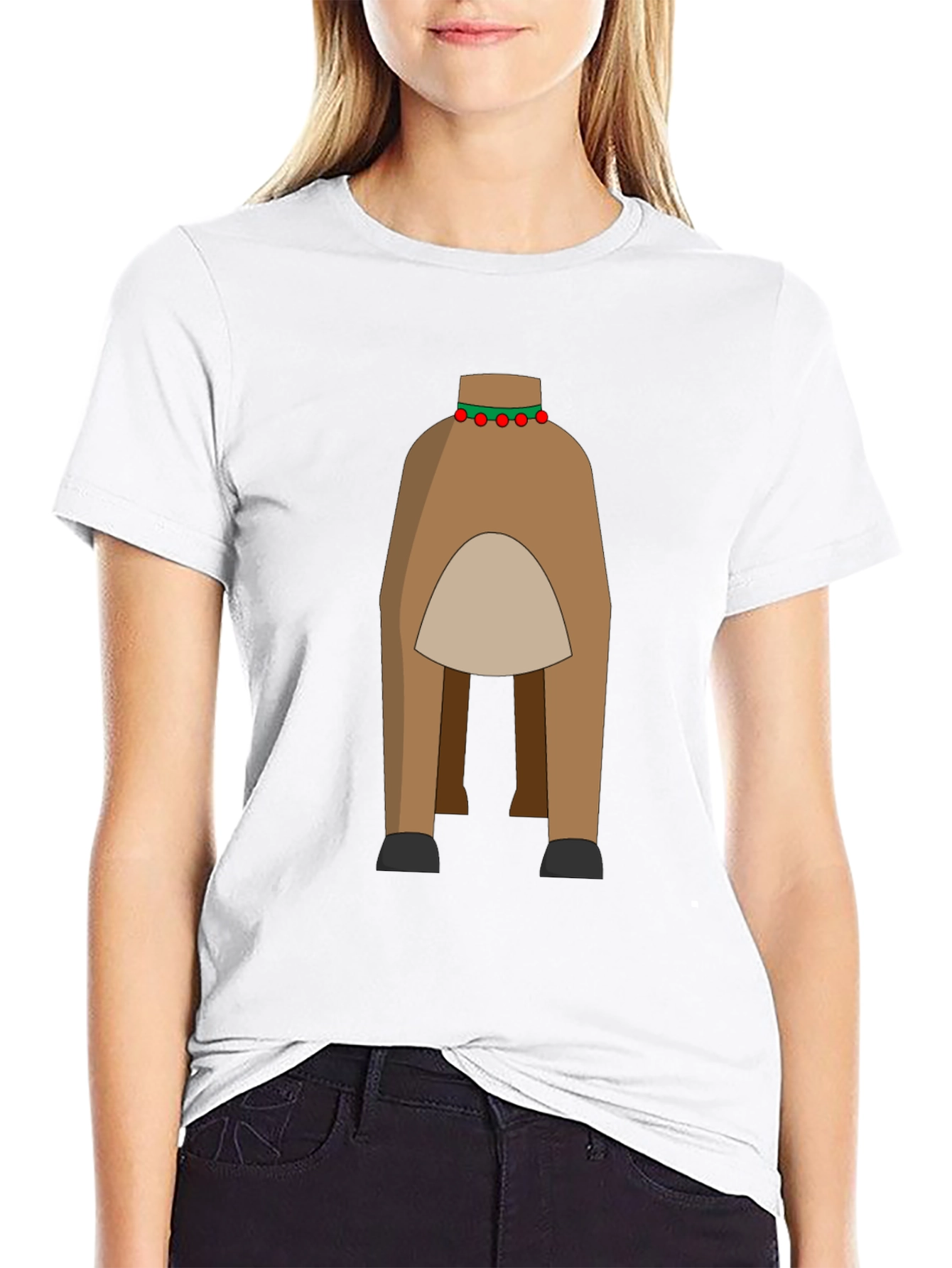 Novelty Reindeer Rear T-Shirt