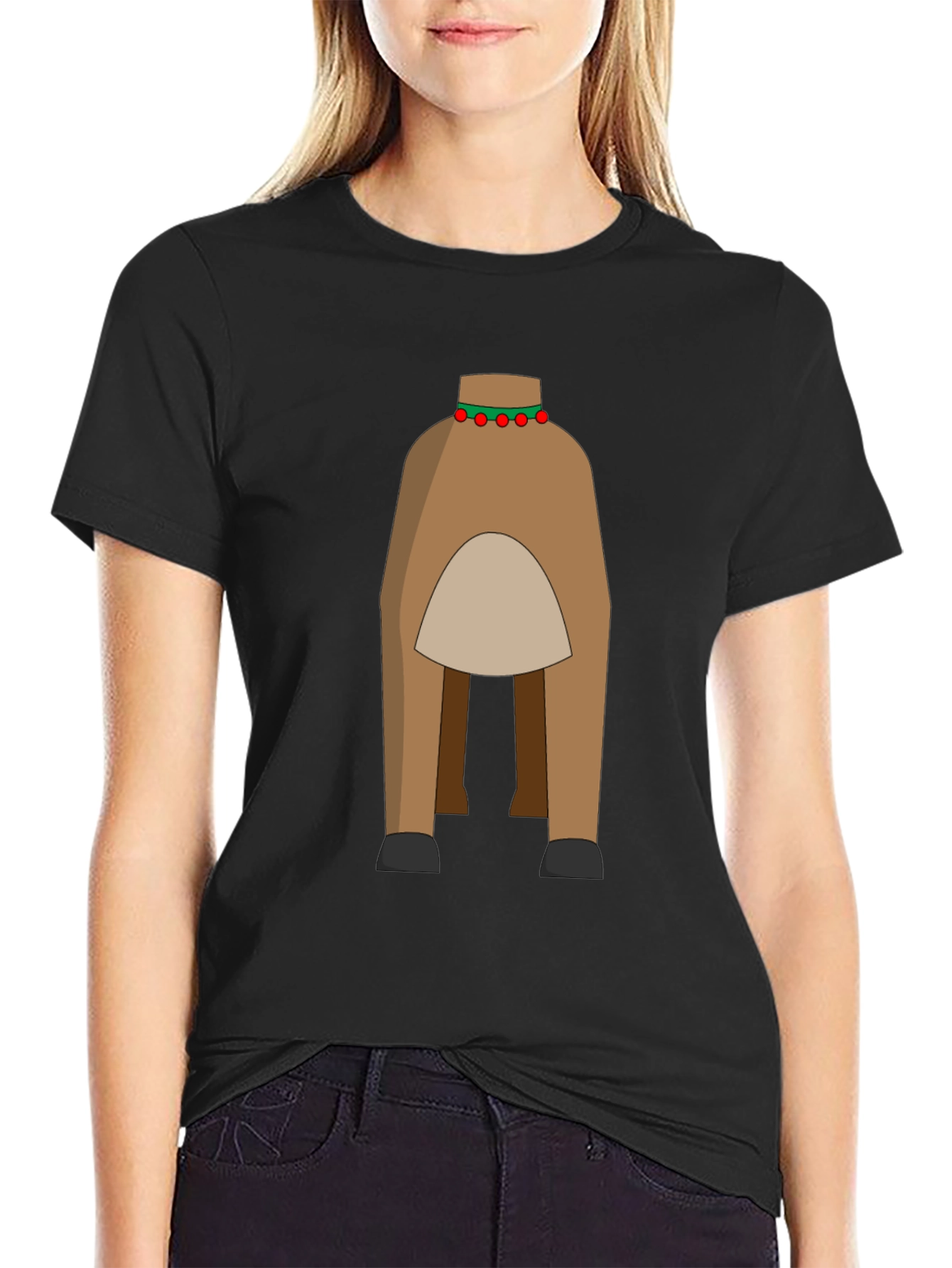 Novelty Reindeer Rear T-Shirt