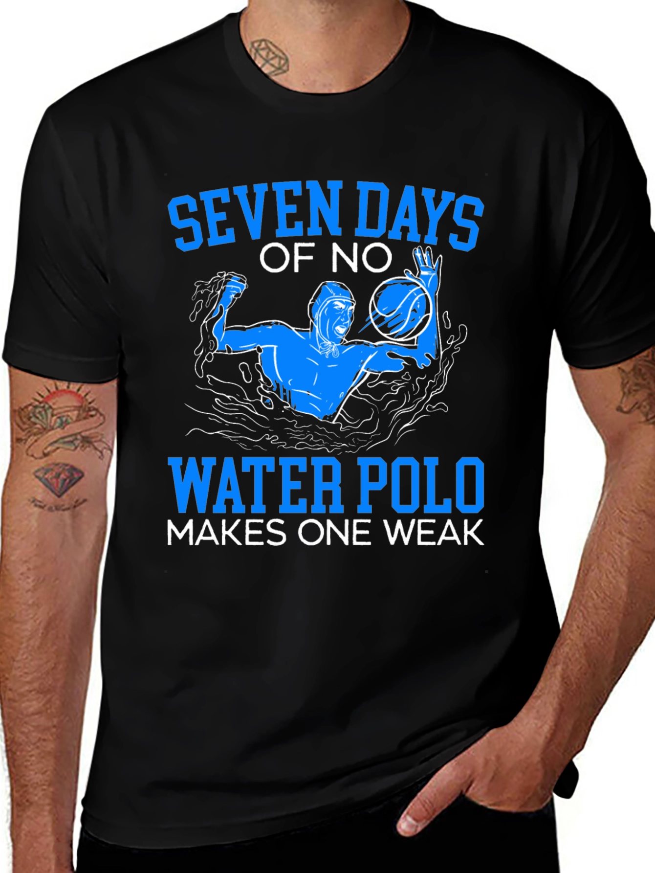 Water Polo T-Shirt - Seven Days Of No...