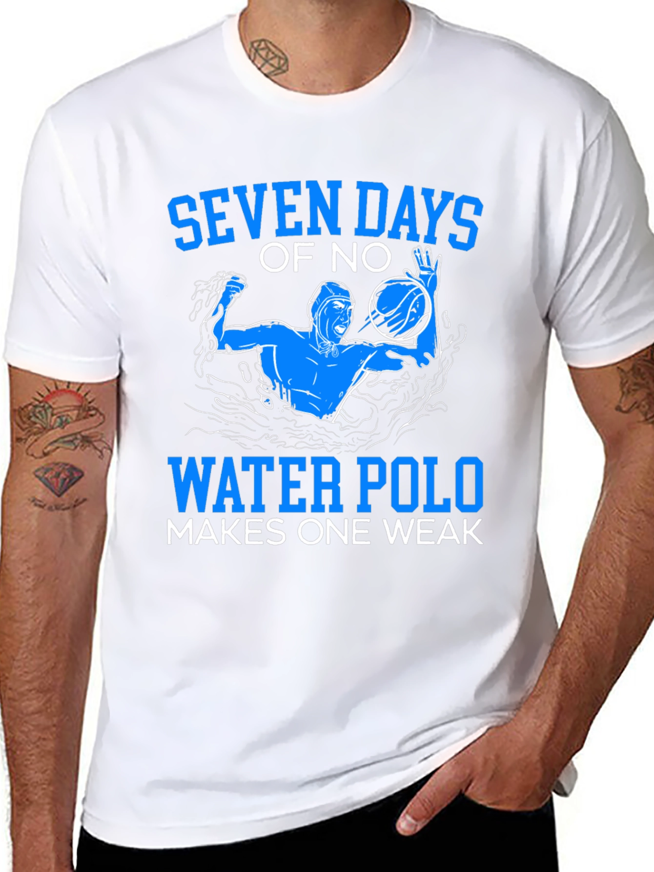 Water Polo T-Shirt - Seven Days Of No...