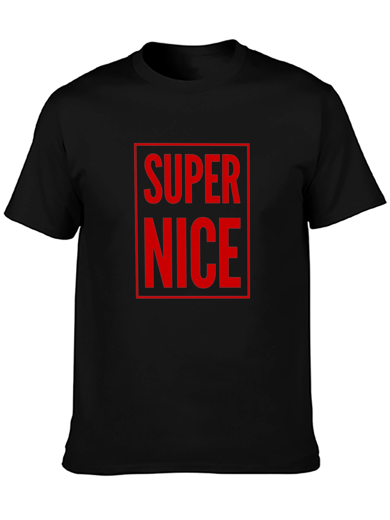 Super Nice Graphic Tee - Mens Black T-Shirt