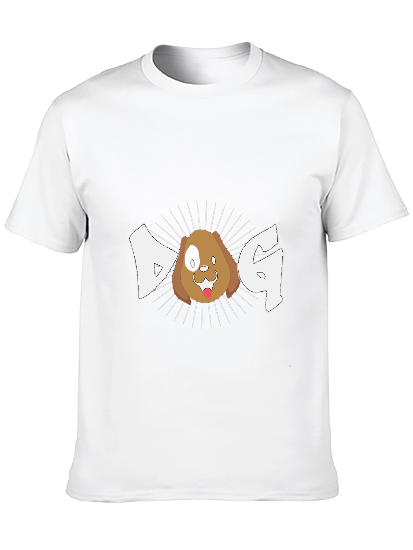 Dog Graphic Tee - Fun Cartoon Style!