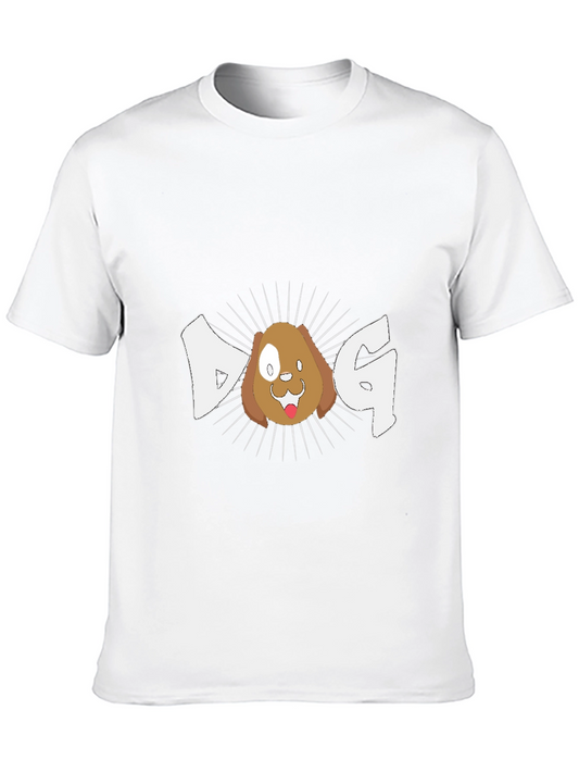 Dog Graphic Tee - Fun Cartoon Style!