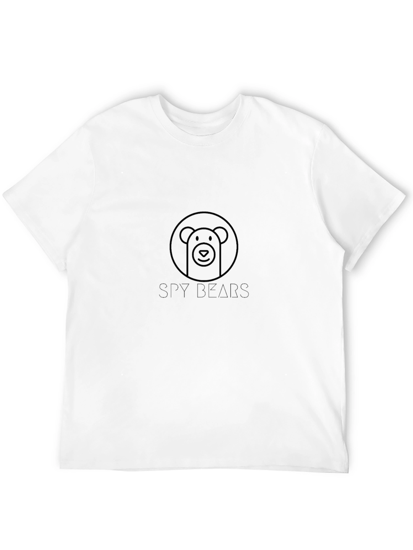 Spy Bears Graphic T-Shirt - Black