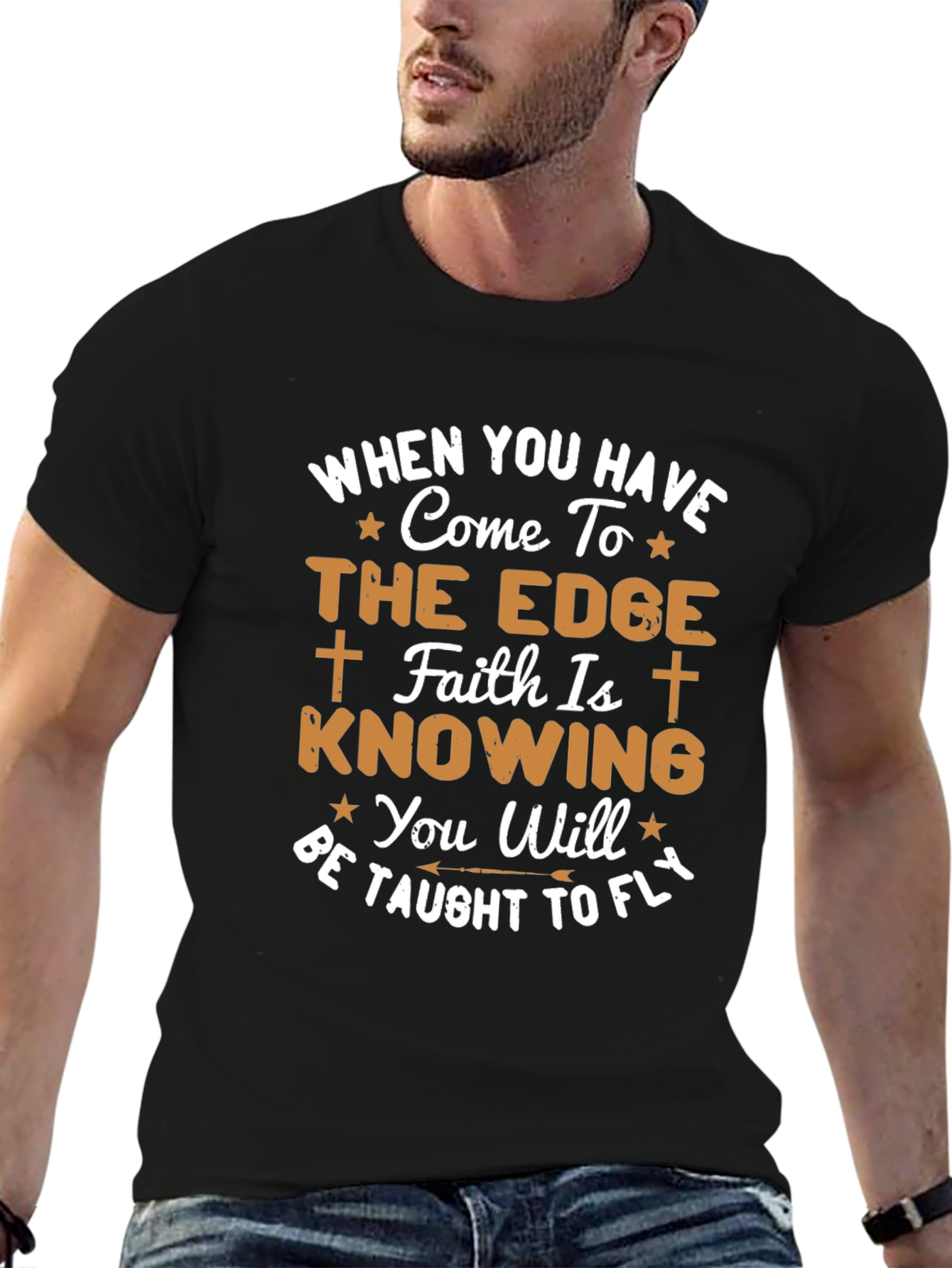 Faith Edge T-Shirt - Be Taught to Fly