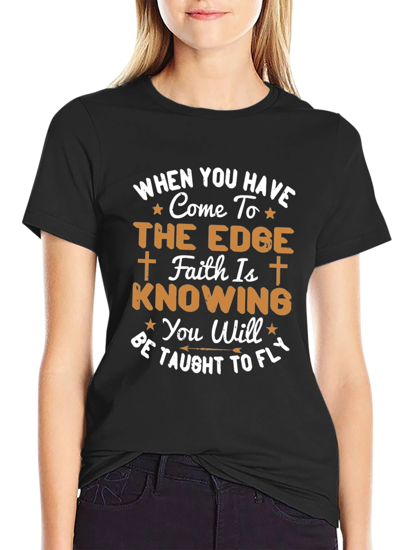 Faith Edge T-Shirt - Be Taught to Fly