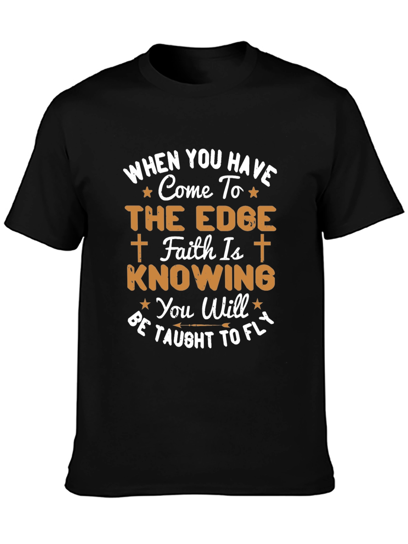 Faith Edge T-Shirt - Be Taught to Fly