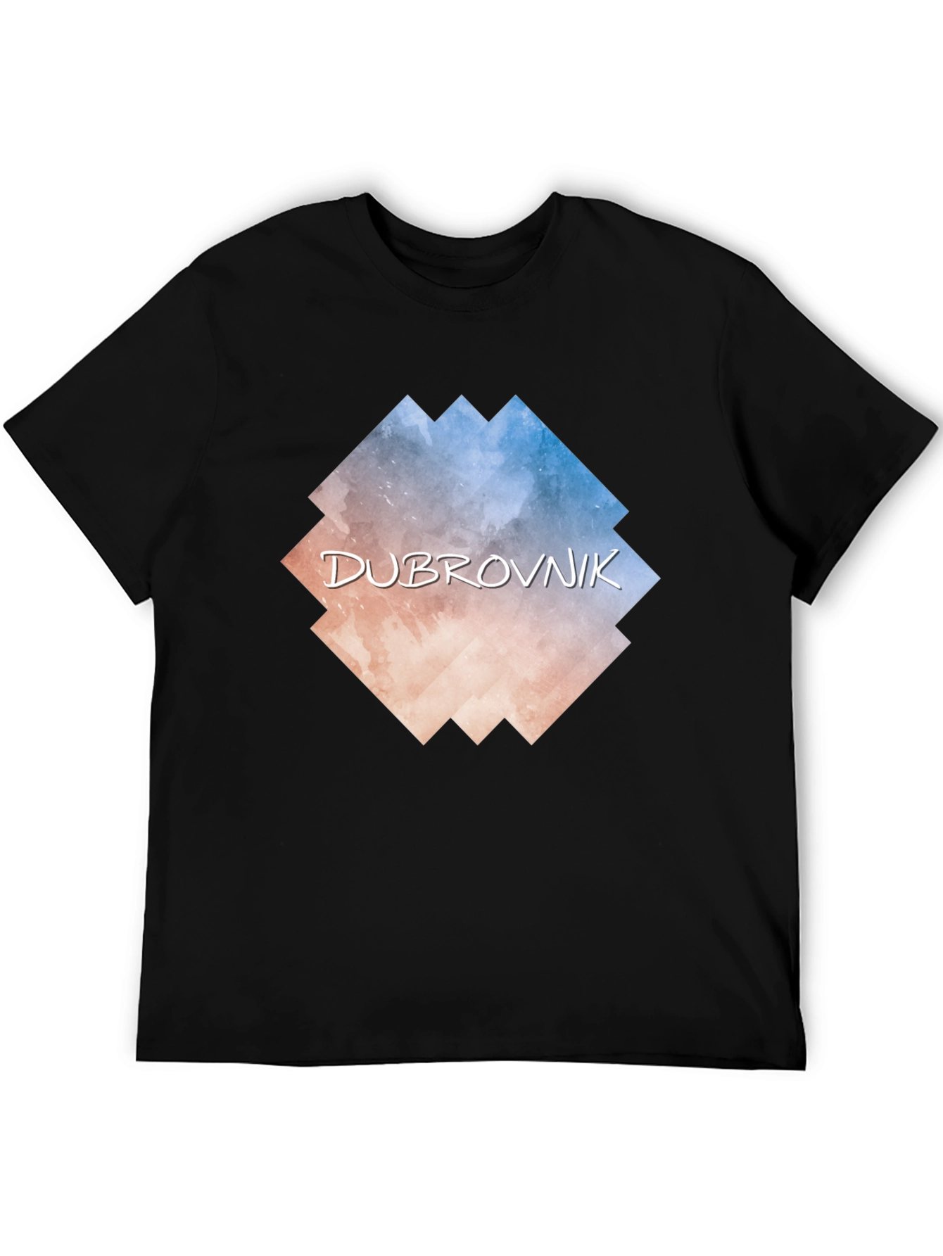 Dubrovnik Graphic Tee - Black