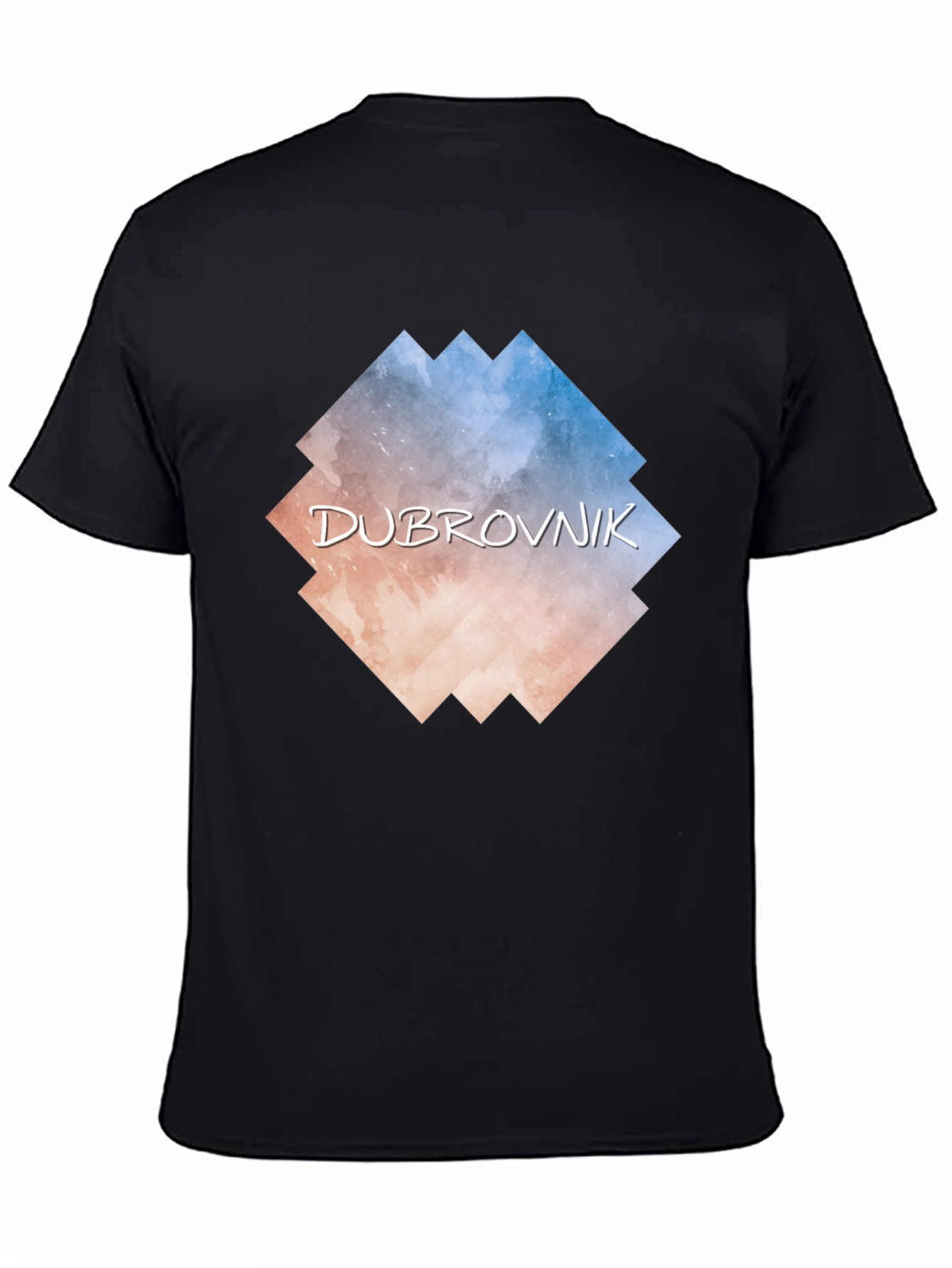 Dubrovnik Graphic Tee - Black