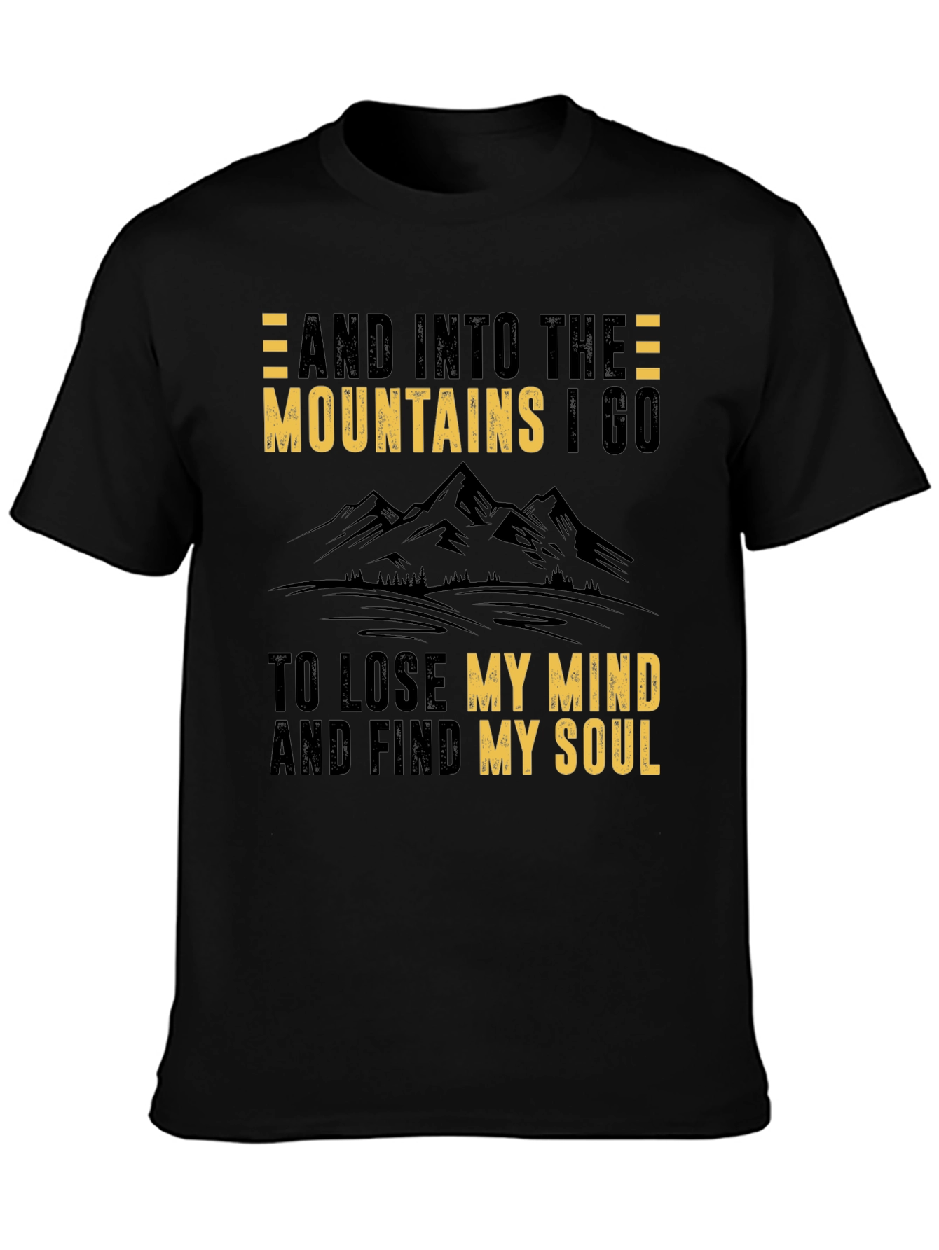 Mountains Graphic T-Shirt - Find Your Soul