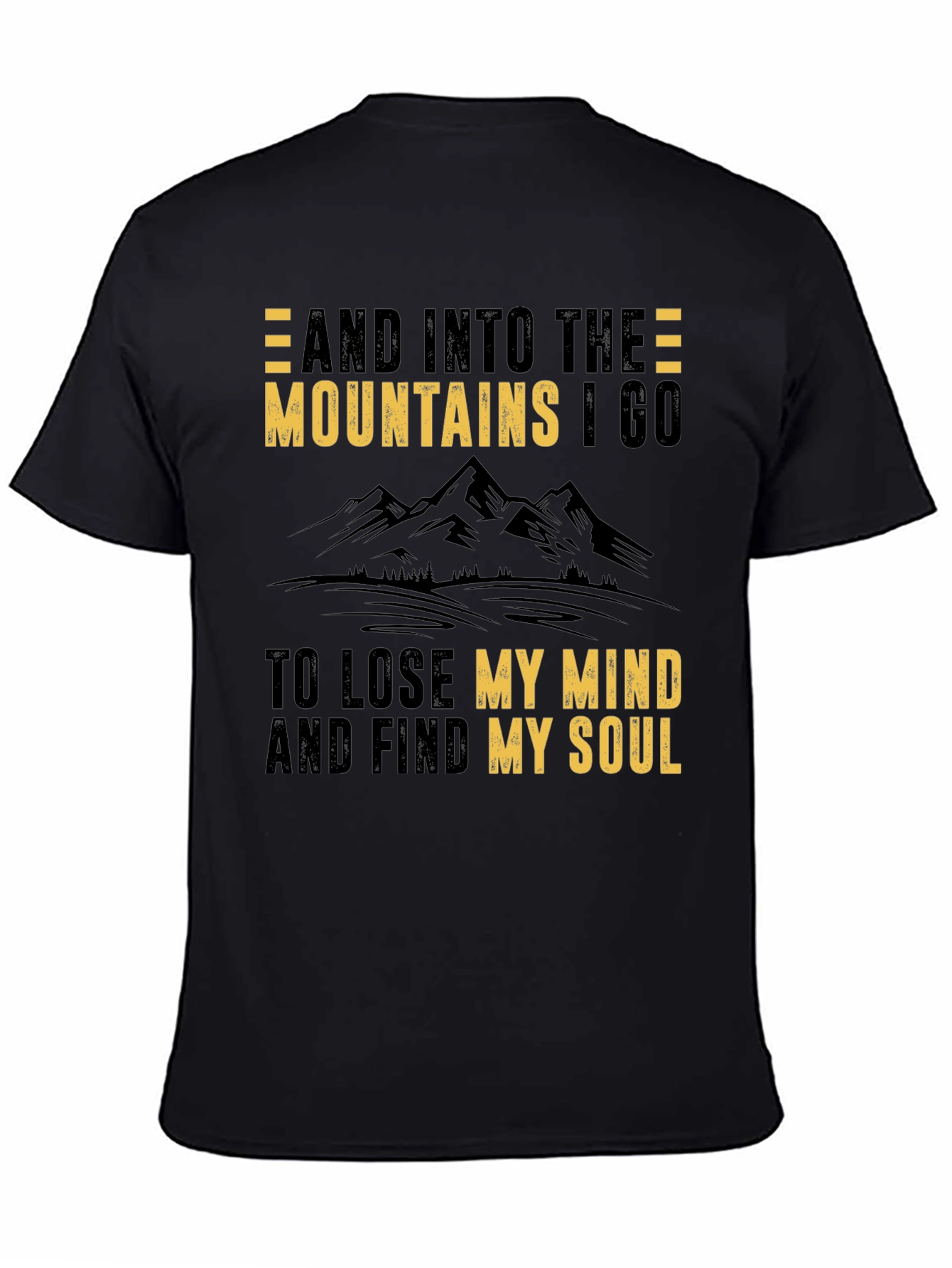 Mountains Graphic T-Shirt - Find Your Soul