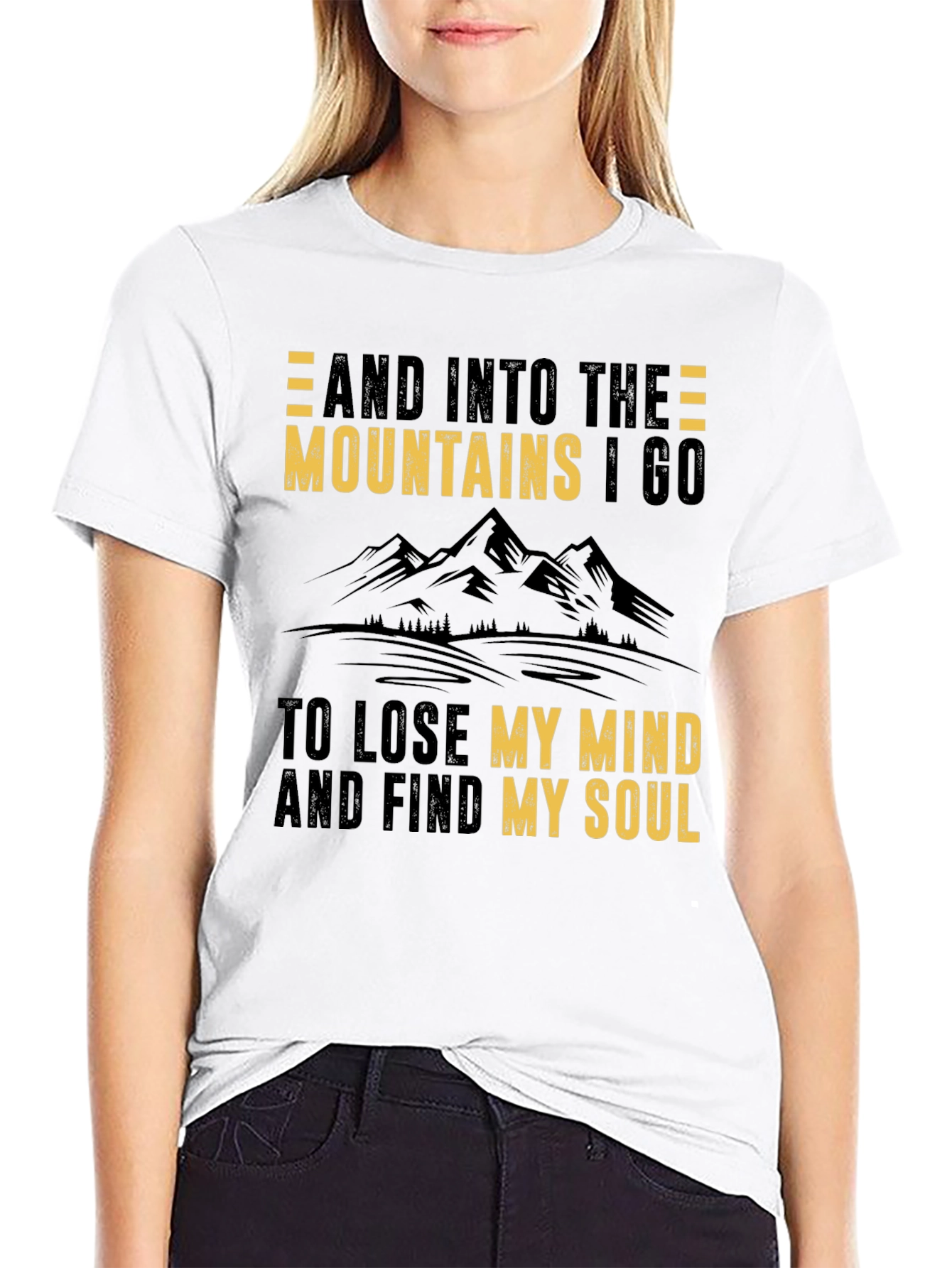 Mountains Graphic T-Shirt - Find Your Soul