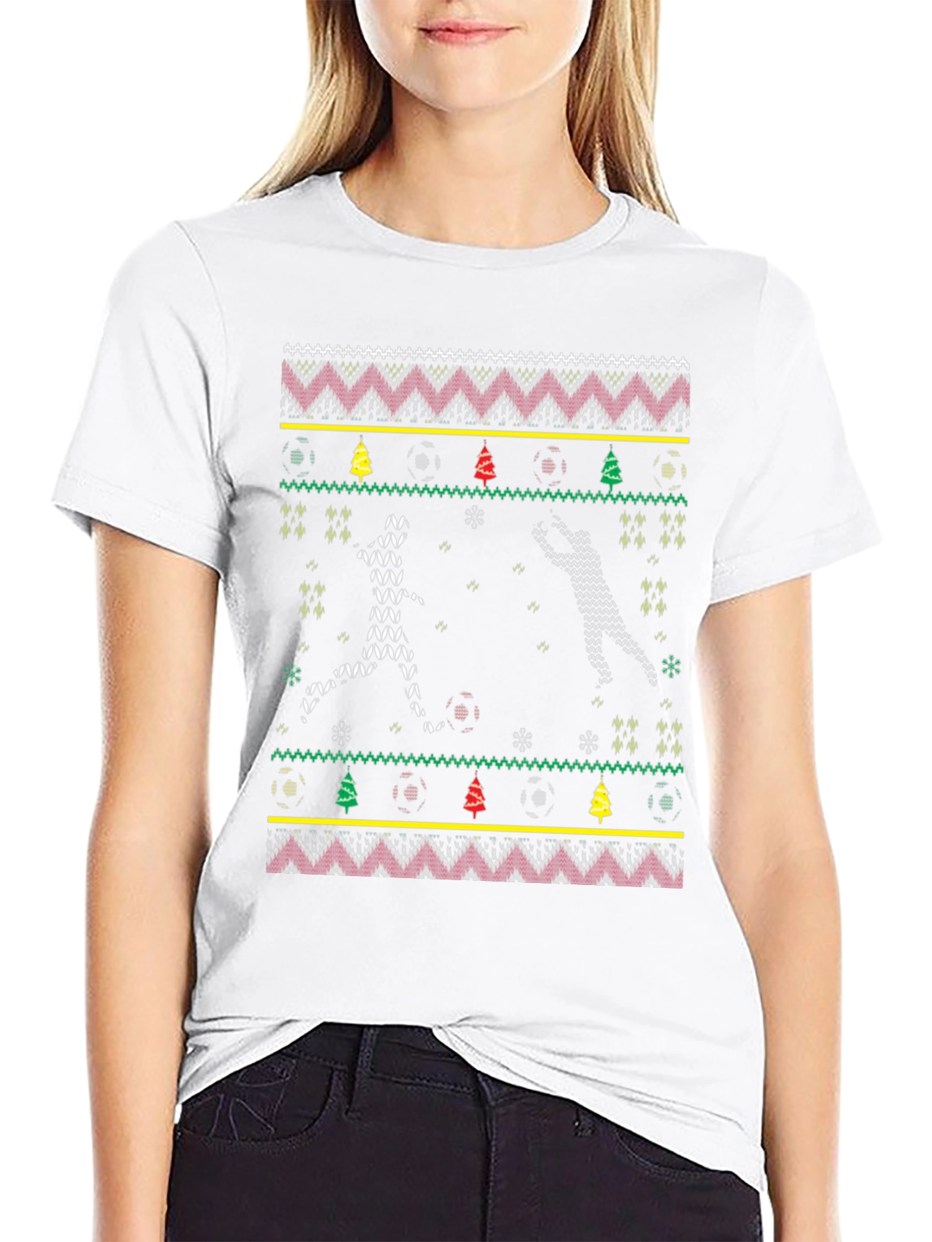 Ugly Christmas Soccer T-Shirt