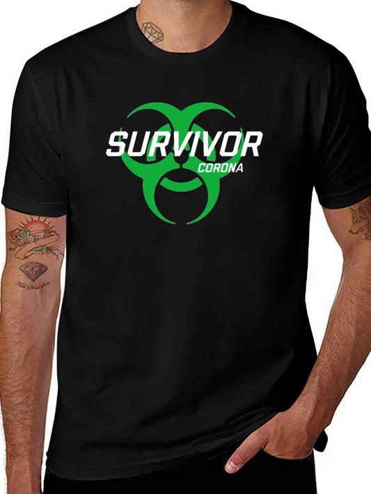 Survivor Corona T-Shirt - Bold Graphic Tee
