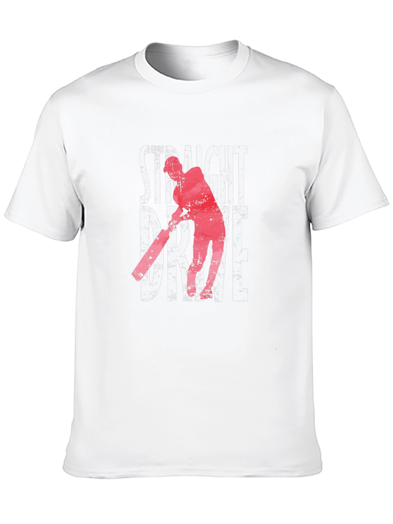 Straight Drive Cricket Graphic Tee - Black