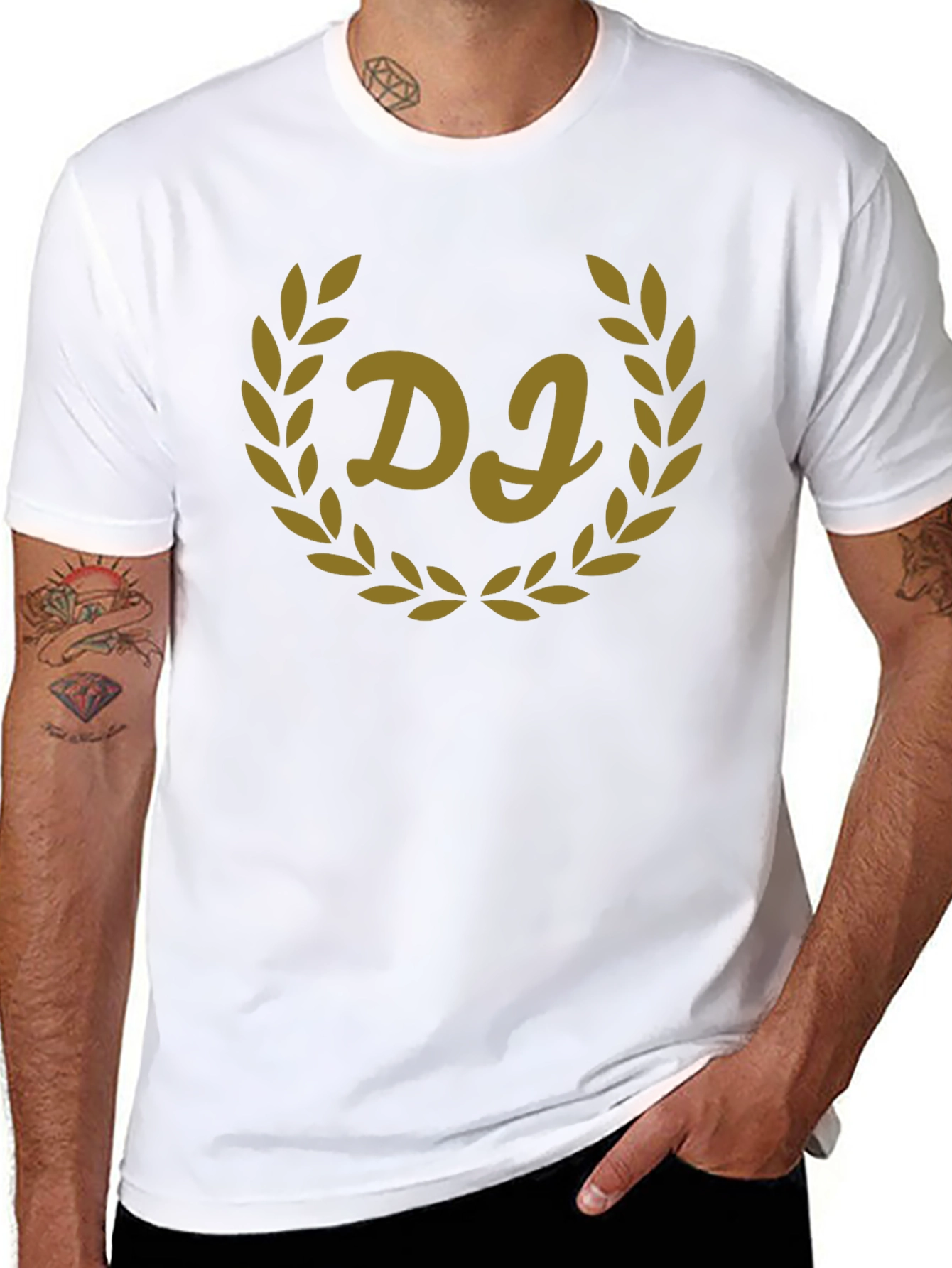 DJ Laurel Wreath Graphic T-Shirt