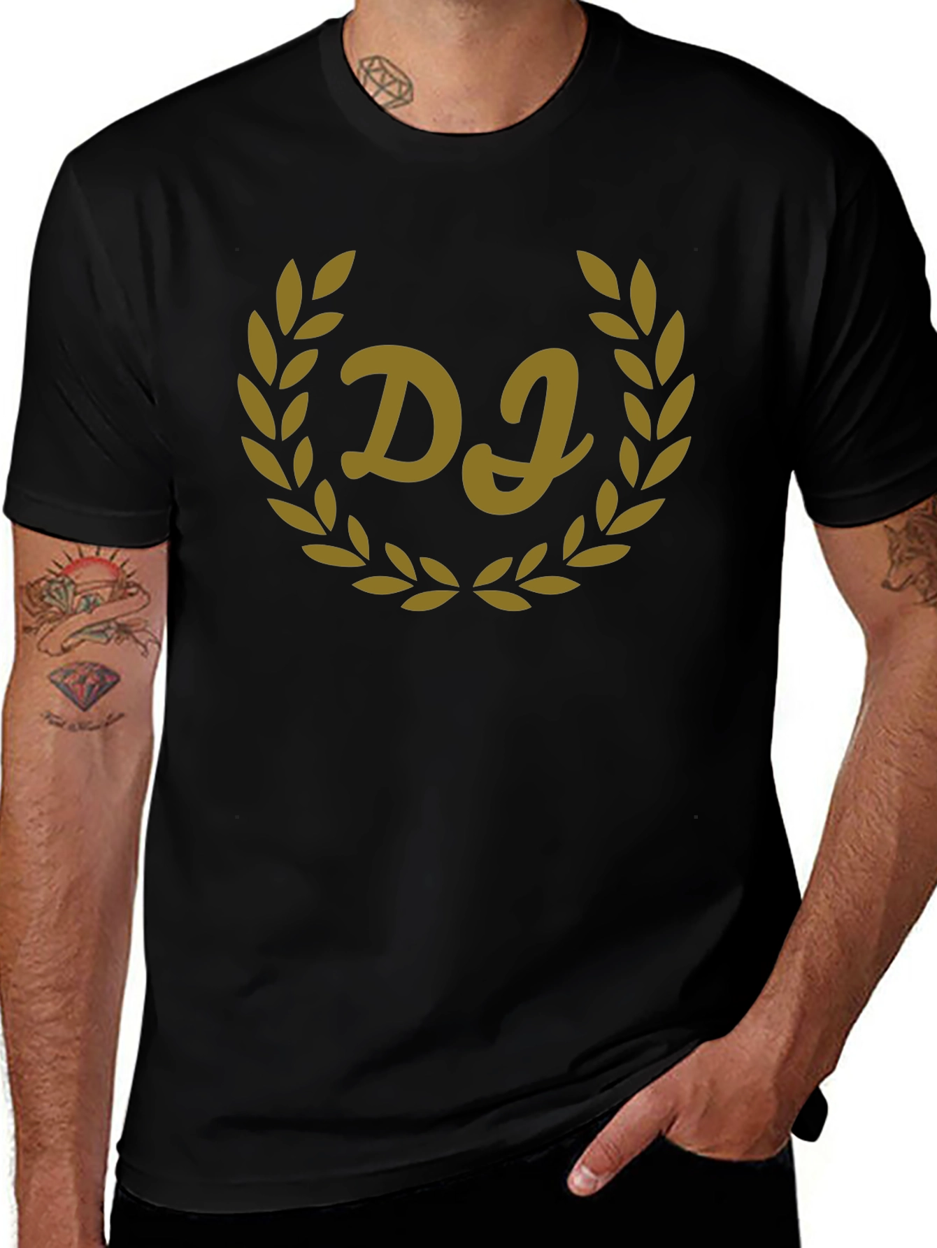 DJ Laurel Wreath Graphic T-Shirt