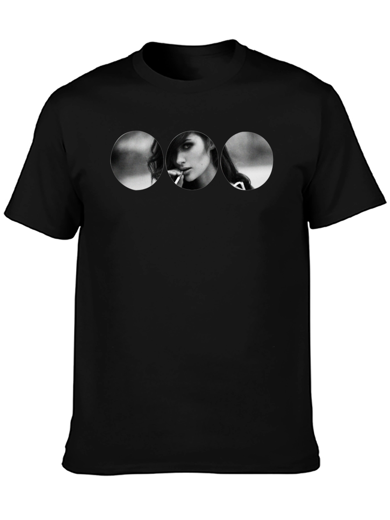Black Graphic Tee - Keira Knightley