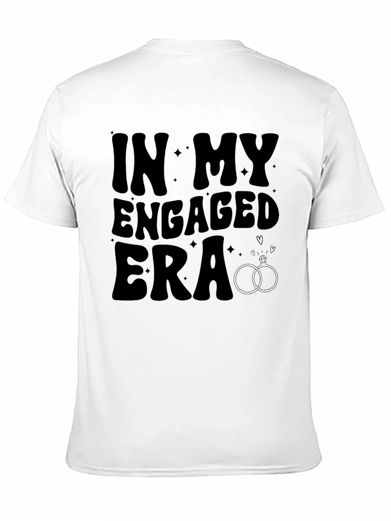 In My Engaged Era Graphic Tee - Black