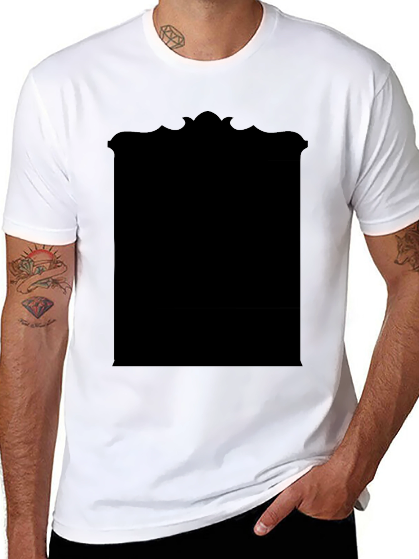 Black Graphic Tee - Modern Style T-Shirt