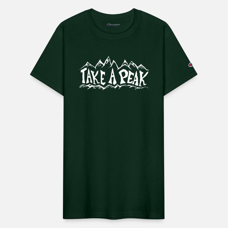 Take a Peak hiker mountain climber saying