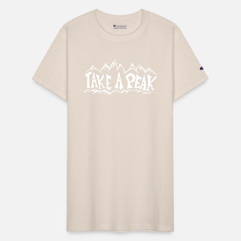 Take a Peak hiker mountain climber saying