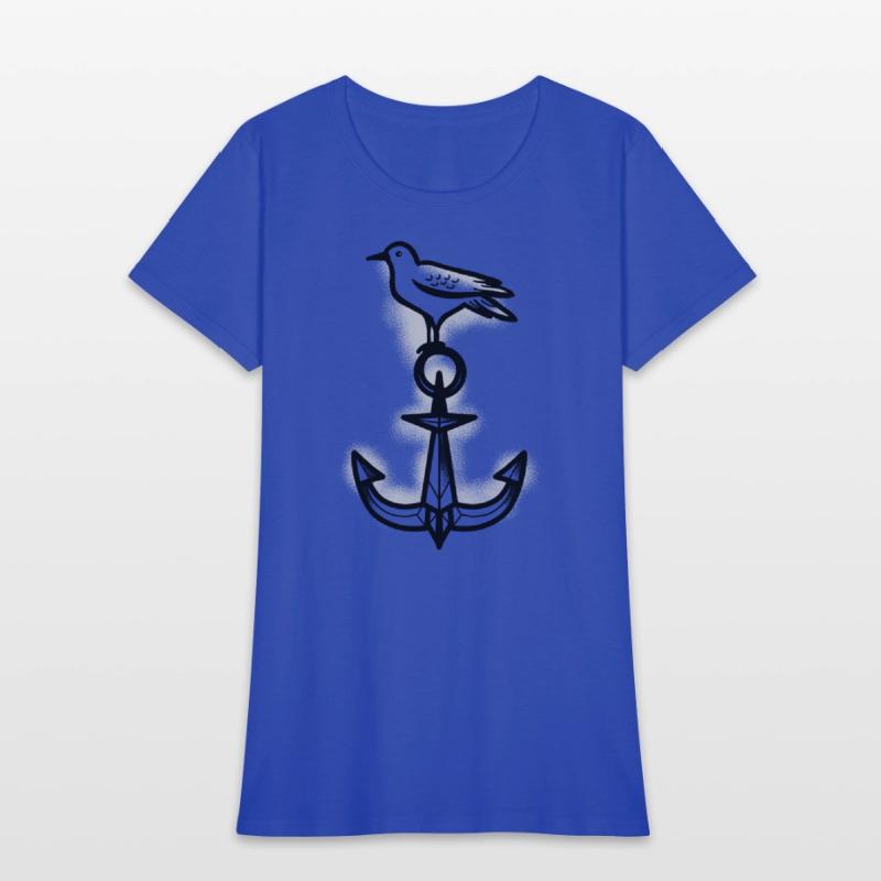 Tattoo style Seagull And Anchor