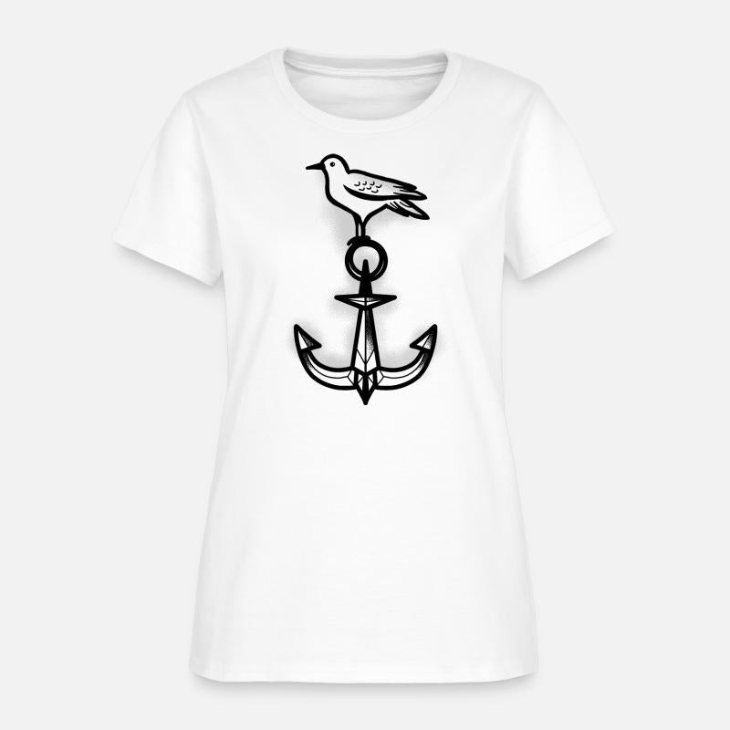 Tattoo style Seagull And Anchor