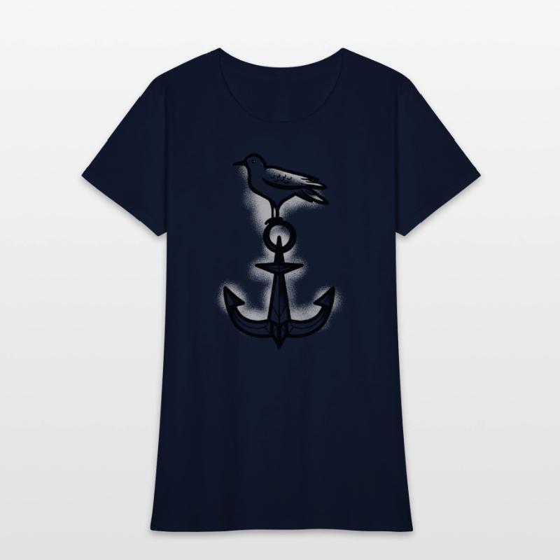 Tattoo style Seagull And Anchor