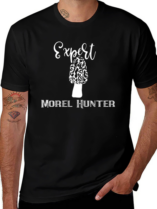 Expert Morel Hunter Graphic T-Shirt - Black