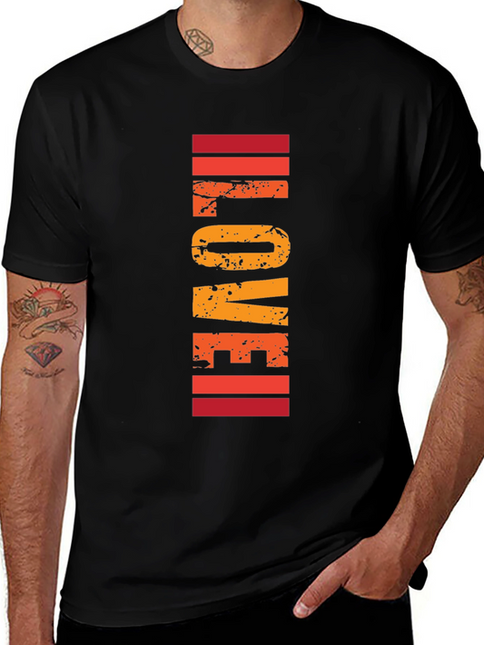 Retro LOVE Graphic T-Shirt - Stylish Comfort