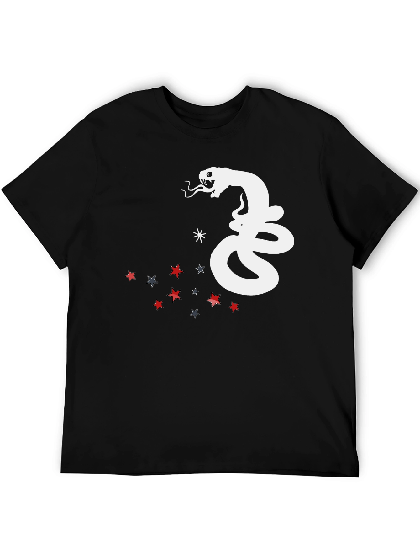 Snake and Stars Graphic Tee