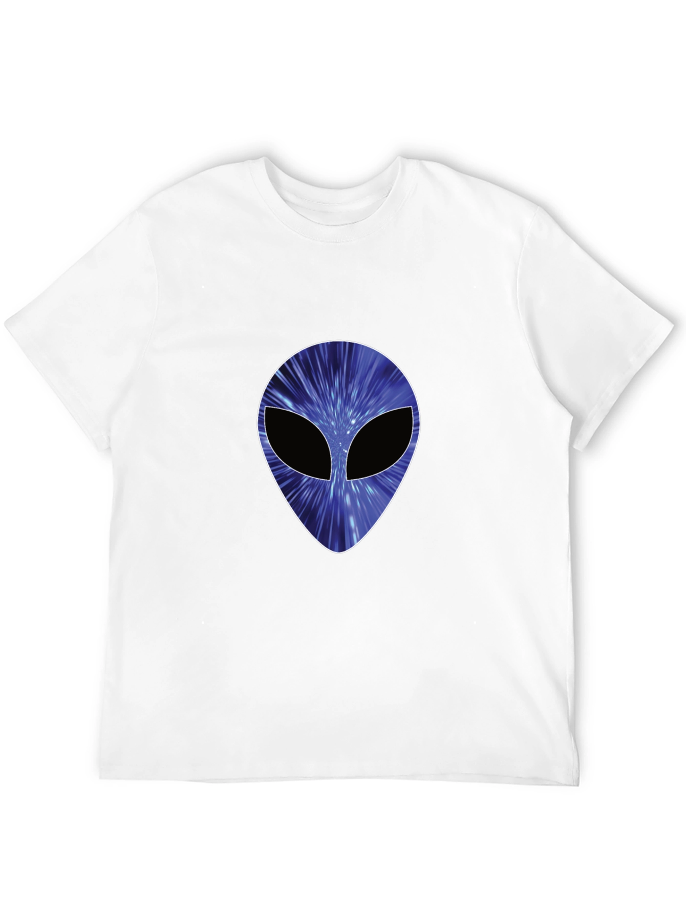 Cosmic Alien Graphic Black T-Shirt